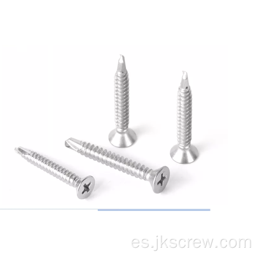 Zinc Phillips Flat CSK Head Tornillo de perforación